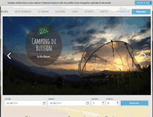 Tablet Screenshot of camping-grenoble-alpes.fr